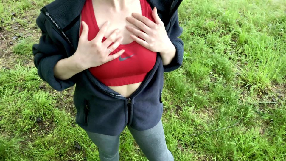 Blowjob In The Forest During The Rain amateur LeoKleo