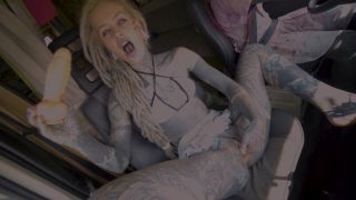 tampon fetish fisting | Car drive dildo pussy play SOLO  | anuskatzz