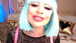 adult clip 3 LoraFlower – Fake Lips Shiny Lipgloss Lots of Ahegao on blowjob porn mature femdom spanking