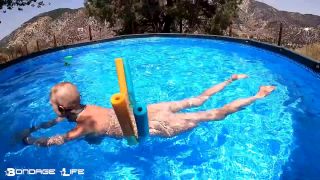 xxx video 36 BondageLife – In The Pool Rachel Greyhound, bdsm deepthroat on femdom porn 