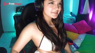 [GetFreeDays.com] Gamer girl with glasses masturbates like a nymphomaniac in a sexual video call with her boyfriend Sex Clip October 2022