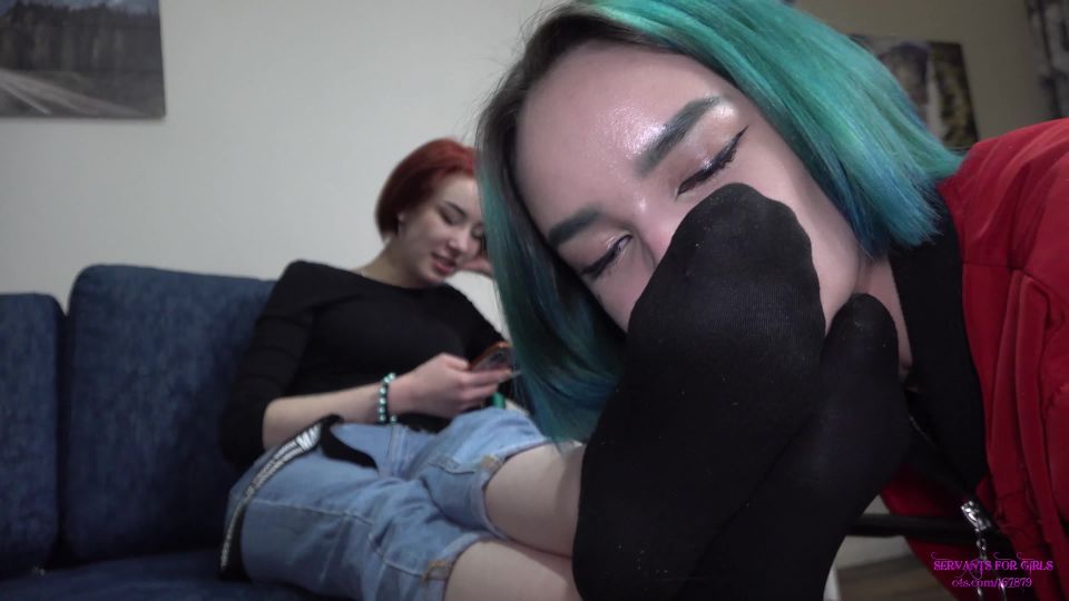 free adult clip 32 Servants For Girls: Lola - Smell my socks and lick the sweat off my feet | foot domination | fetish porn men feet fetish