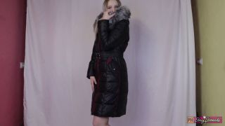 A Teen Girl Is Just Dancing In A Down Jacket  No Porn Video For Down Jacket Lovers 1080p