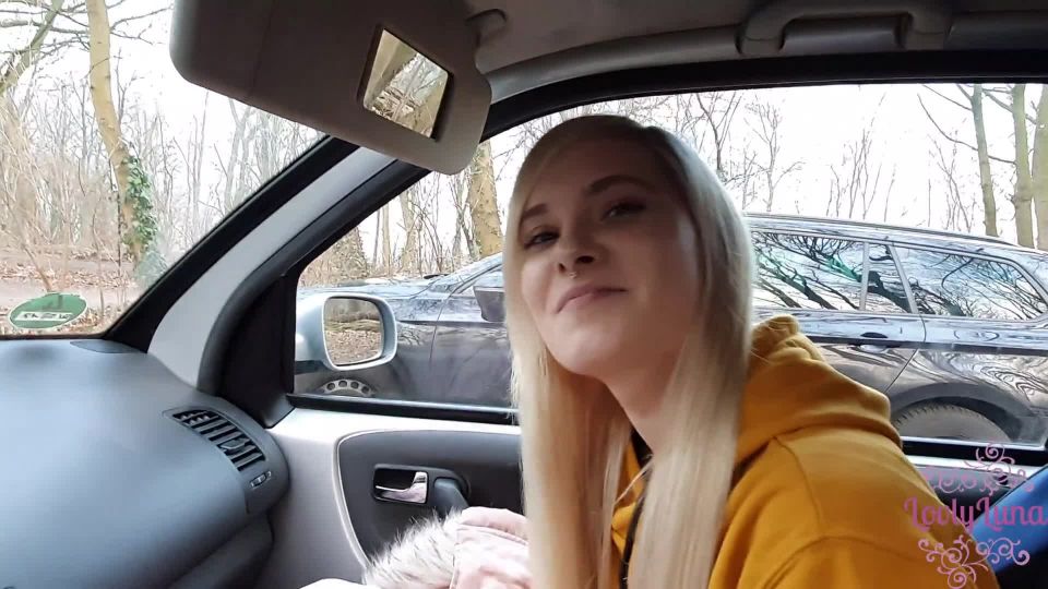 adult video clip 1 LovlyLuna – Mein erstes Mal im Auto on german porn xxx hardcore anal sex