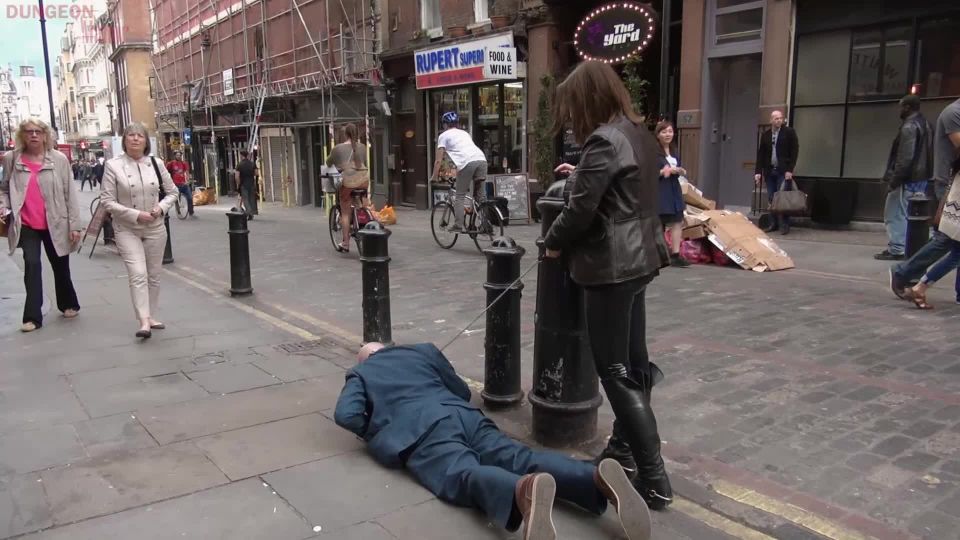 free video 43 mexican femdom Mistress Evilyne - Trampled In Public, trampling on public