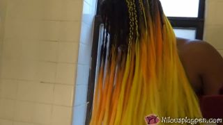 porn clip 24 femdom facesitting Soapy shower ass - Nilou Achtland, bathroom on toys