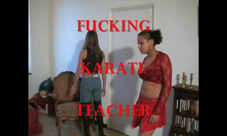 free adult video 10 Girls-Fighting.Com - Krystel &Amp; Nathalie - C557 BAD KARATE TEACHER - kicking - feet porn julie cash femdom