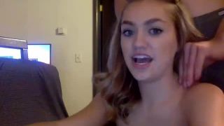 Chaturbate – Sophiex Lucas – Blowjob and Handjob on Cam - Blonde