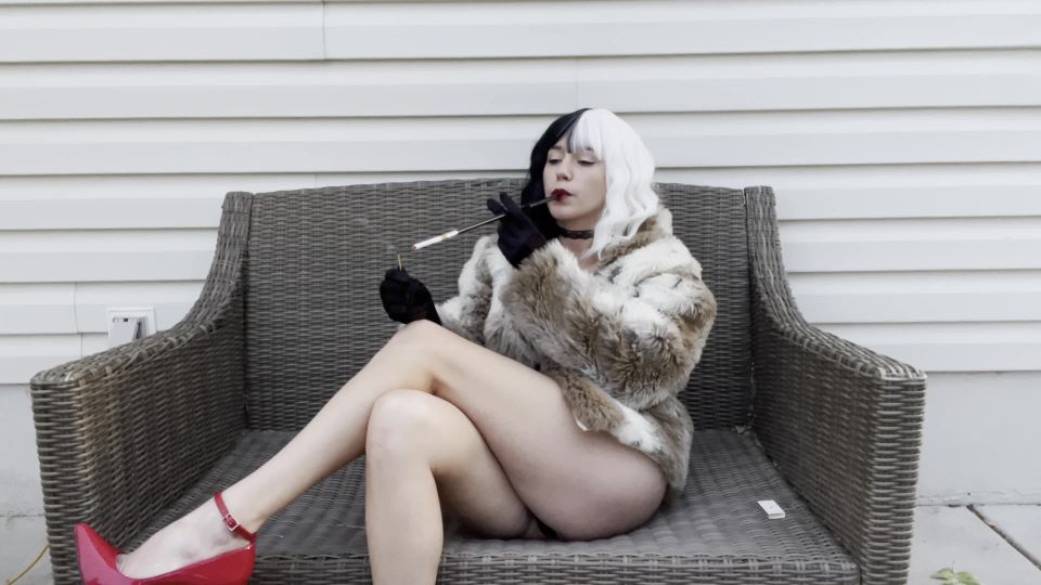 clip 12 ManyVids - NataliaLeo - Cruella Enjoys a Cigarette on femdom porn ebony femdom pegging