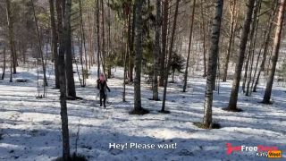 [GetFreeDays.com] A girl got lost in the forest and met a forester, thanking him with sex - Creampie Sex Leak May 2023