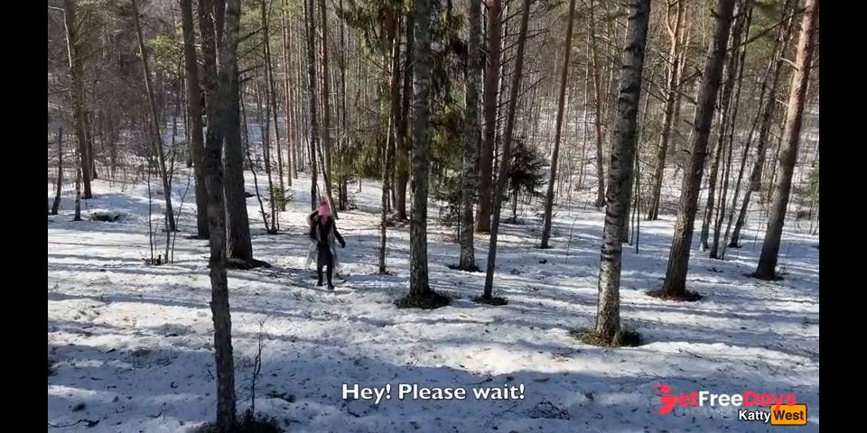 [GetFreeDays.com] A girl got lost in the forest and met a forester, thanking him with sex - Creampie Sex Leak May 2023
