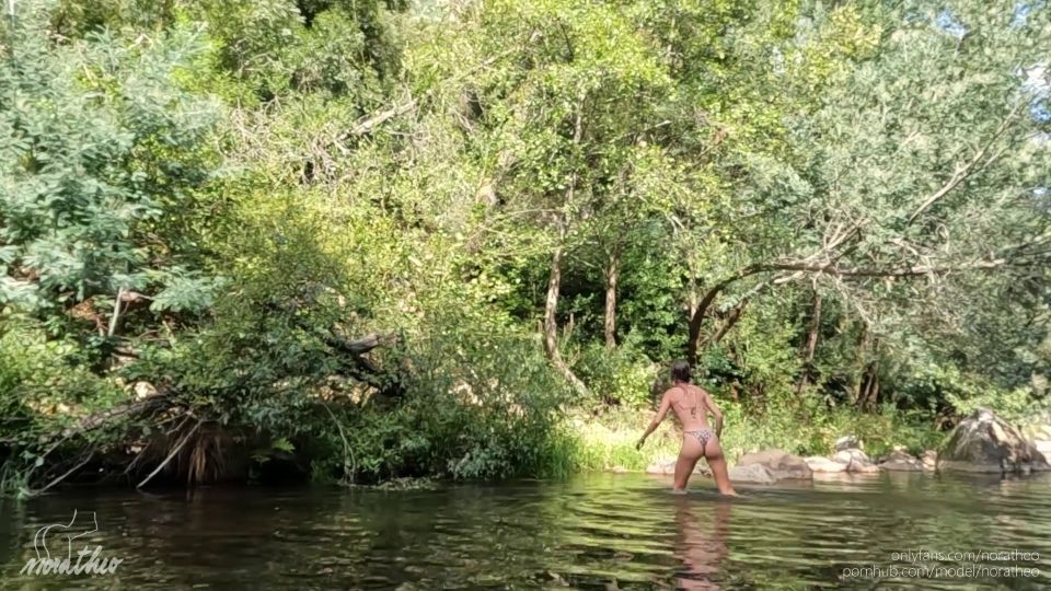 Swimming Away From People To Fuck By The River  Real Outdoor Sex 1080p