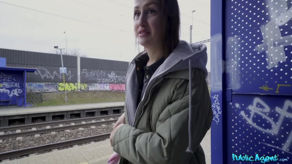 Jessika Night / Train Station Smoker Gets Fucked