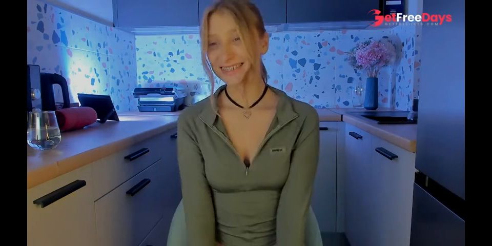 Playing with tits and pussy