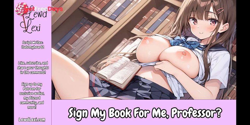 [GetFreeDays.com] Sign My Book For Me, Professor Public Quickie Student Erotic Audio For Men Adult Clip March 2023