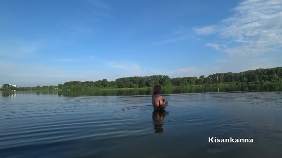 Squirt In A Public Place Swimming In The Lake With Clothes On 1080p