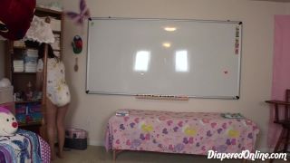 DiaperedonlineAlisha Alisha Wet Diaper Change