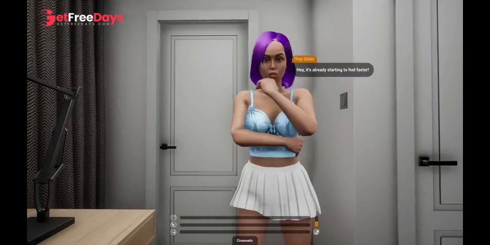 Dont Disturb Your Stepmom 2 - Fucking my stepsister in the bathroom before going out with her mom