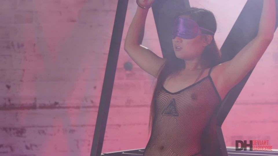 Tight Asian Elle Voneva gets dominated by Tommy Pistol  on bdsm porn asian black dick