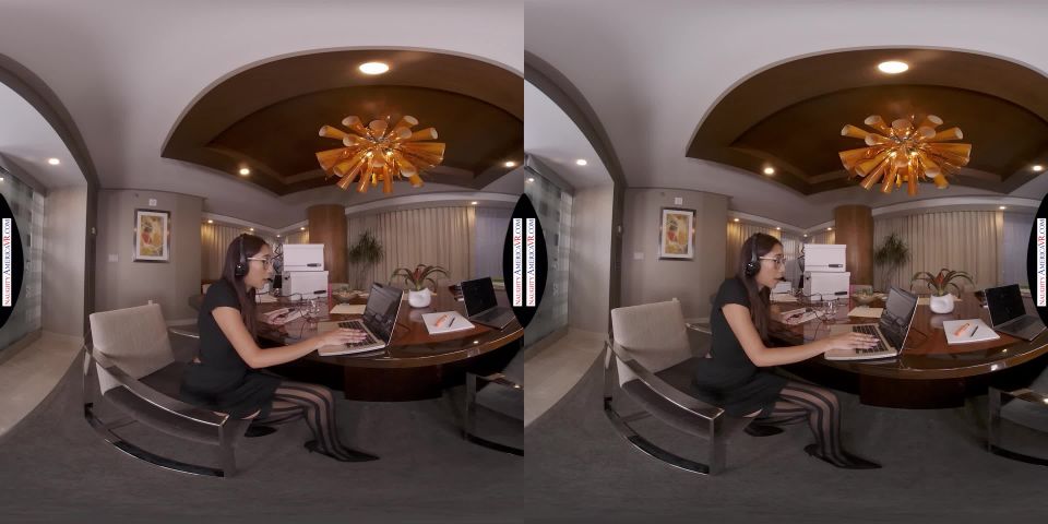 Vanessa Vox gives you a Cyber Monday FUCK in her office - VR - HD porn videos