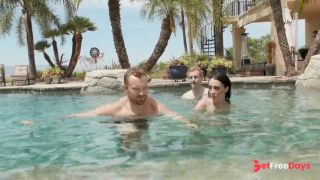 [GetFreeDays.com] Victoria Sunshine - Threesome In Pool Turns Bisexual Sex Stream July 2023