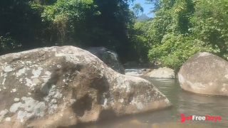 Cachoeira refrescando