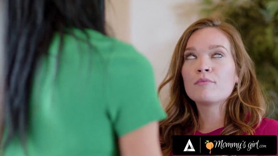MOMMY'S GIRL  Horny Katie Kush Caught Her Hot Stepmom Reagan Foxx Makin