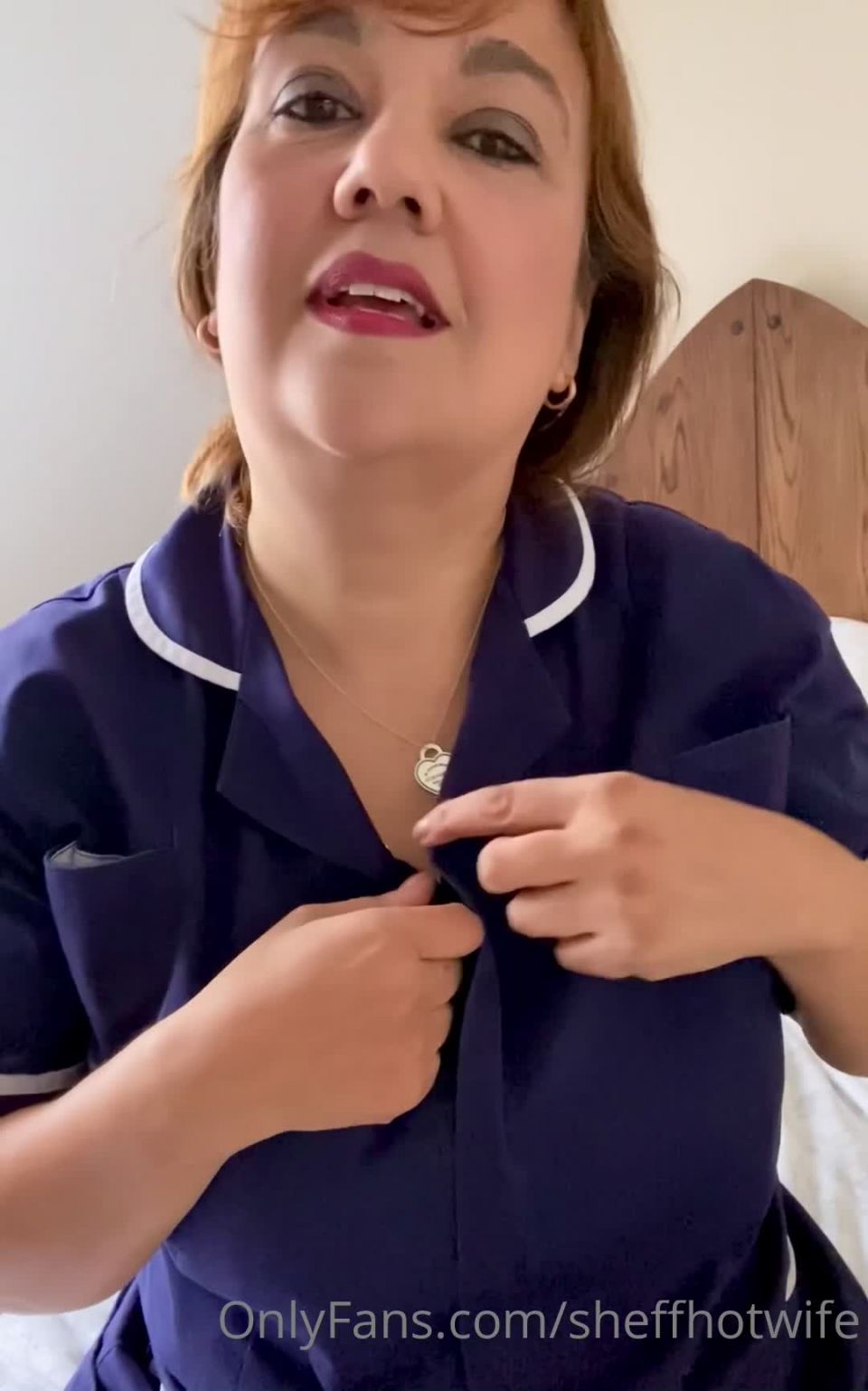 Onlyfans - Yasmin - sheffhotwife - sheffhotwifeWho wants to see what a horny nurse wears under her uniform - 18-12-2021