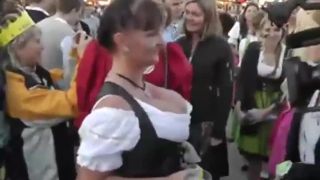 German boobs on the october  fest