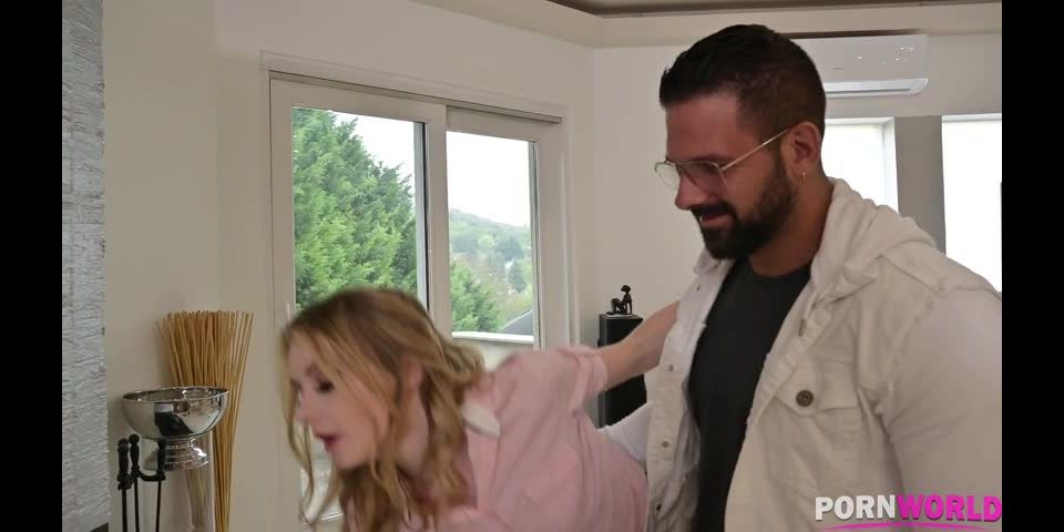 Baby Kxtten - Cuck Boyfriend DP's Baby Kxtten with Angry Neighbor at Air BnB GP2438 - PornWorld (SD 2021)