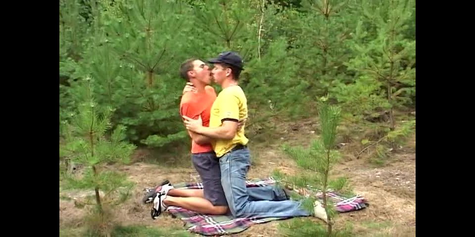 Two guys in the woods go gay for the very first time gay Martin, Mila