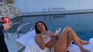 Anissa Kate And Ben Dylan - Creampie At The Pool - Milf