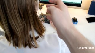 Office Assistant Sucks Huge Cock 1080p