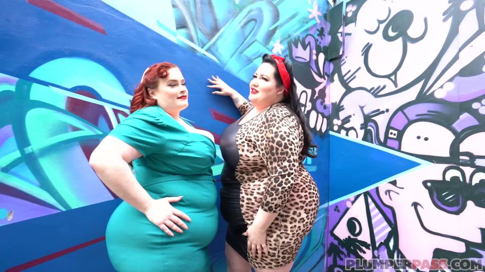 Pin Up Plumpers bigtits Asstyn Martyn, Eliza Allure