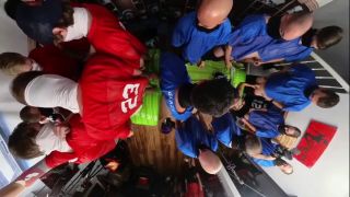 Big Tits 360 BTS Cheerleaders vs Football Team Gangbang
