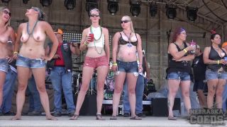 First Wet T At Abate Of Iowa Biker Rally 4th Of July Weekend 2016 SmallTits!