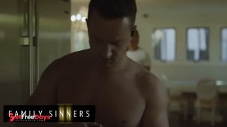 FAMILY SINNERS - Brunette Milf Rides Her Daughters Husbands Cock And Squirts All Over Him