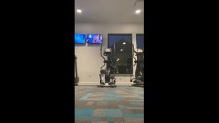 online video 37 Public gym yoga ball stretching POV, small foot fetish on fetish porn 