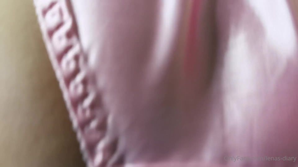 Onlyfans - Sexy Lena's diary - lenas diary - lenasdiaryWhat do you think of my satin panties Do you get hot at the view Would you like to touch - 08-03-2021