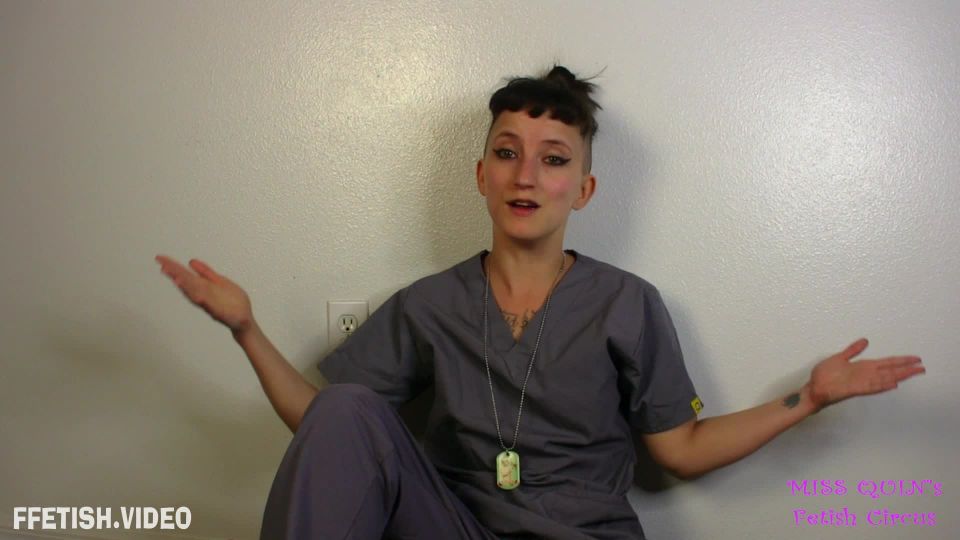 online clip 25 ThatMissQuin - Bitch Quarantine Nurse POV Foot Lick | pov foot worship | femdom porn gay smoking fetish