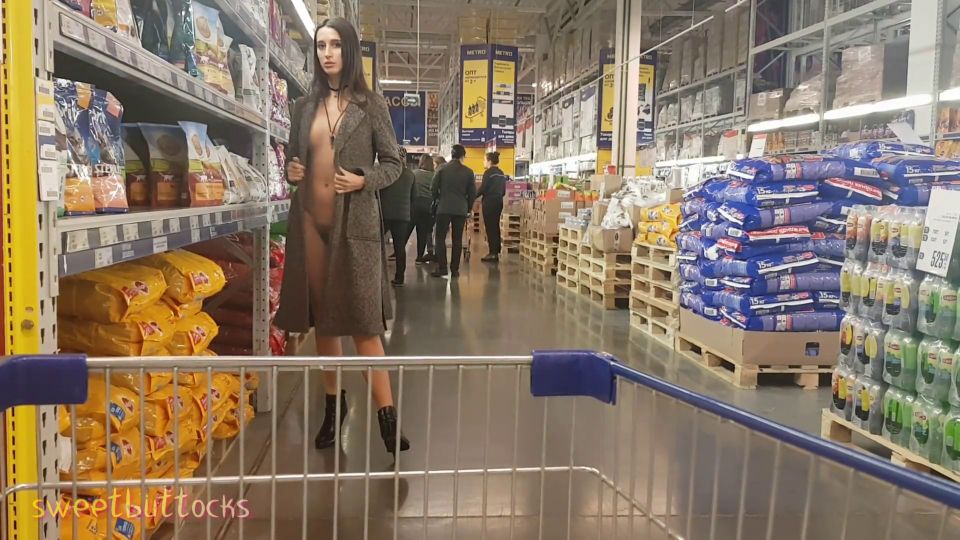 Video Naked Girl Walks In The Supermarket Sweetbuttocks 1080p FullHD