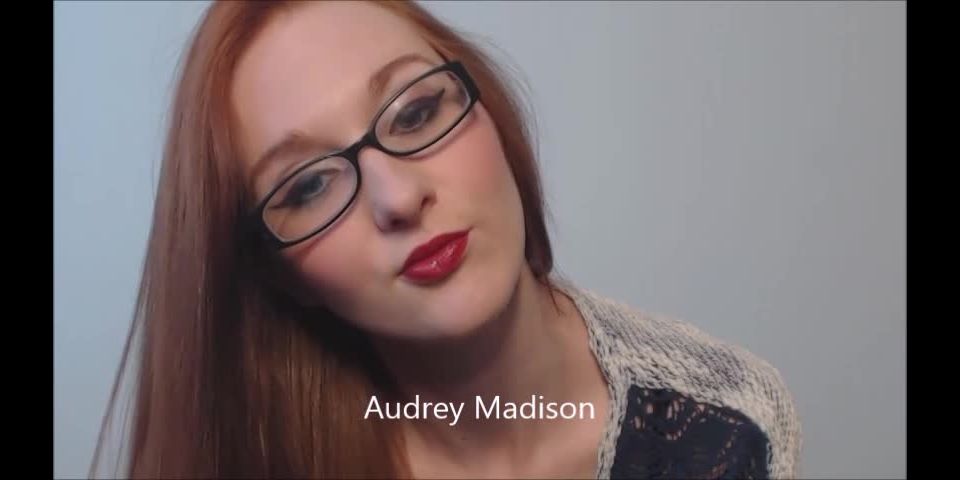 xxx video 34 Audrey Madison – Teasing You With My Stockings and Heels on solo female femdom titjob