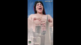 LTLGiantessClips - Giantess Debora in Giantess Growth Experiment SFX - Crush