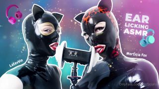 Morticia Fox () Morticiafox - two kitties spoiling your ears asmr fun with latexvin and me tip to get the 30-10-2021