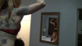 porn video 13 neck brace fetish Reality Girls Scissors - Nikki Fierce - Reverse Headscissors Horror: Knockout!, nikki fierce on muscle