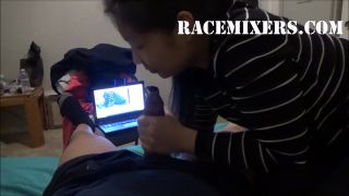 M@nyV1ds - racemixers - CFNM Asian Interracial streaming handjob