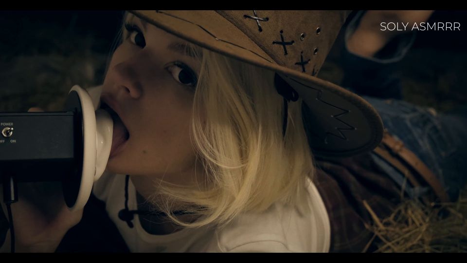 ASMR COWGIRL  LICKING FOR STRONG RELAX  SOLY ASMR