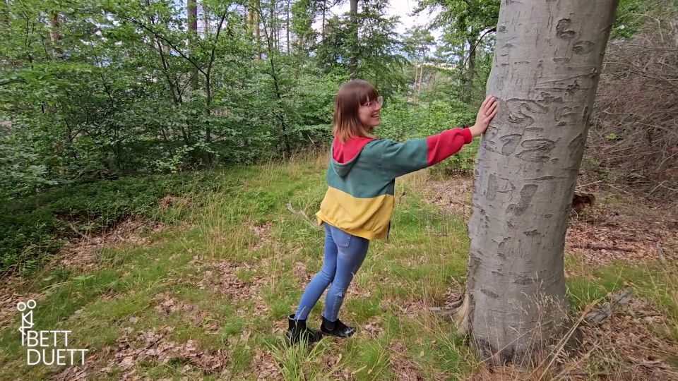 Bett Duett - Climbed the cock on mountain top!! 1080P - Real couple