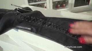 adult clip 7 Fetish Liza - Fitting My Casadei boot collection Part 1, humiliation fetish on fetish porn 