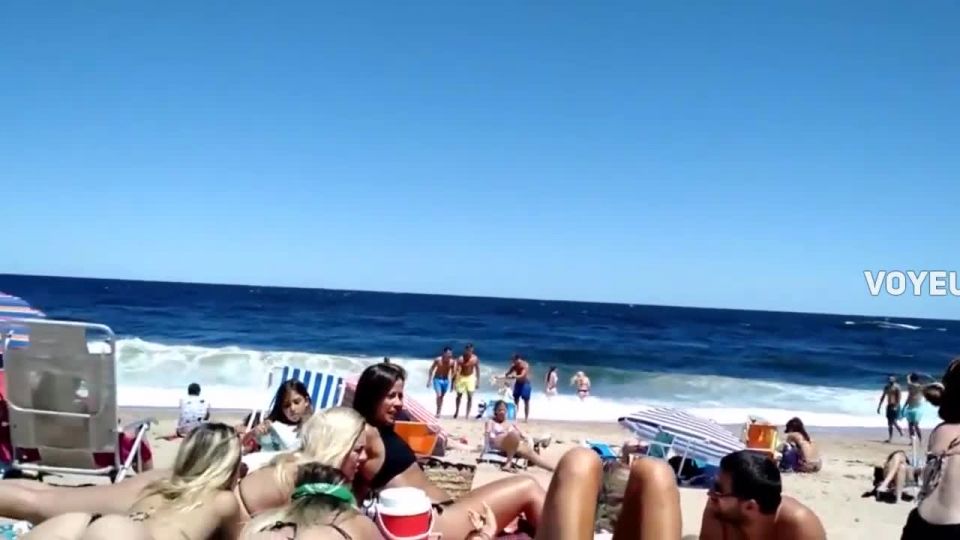 free adult video 41 big ass pov milf porn Walking around a circle of stunning babes on beach, tight ass on big ass porn